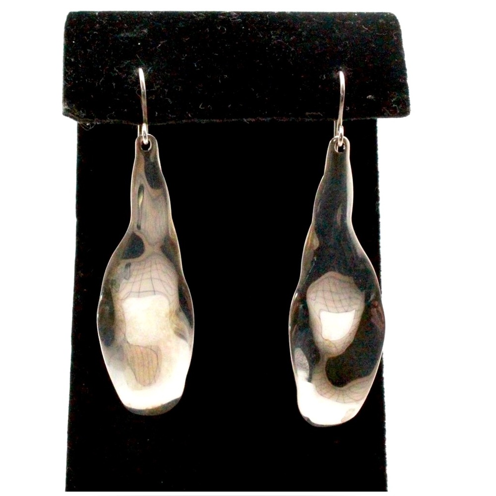 Robert Lee Morris RLM Sterling Silver Modernist Earring